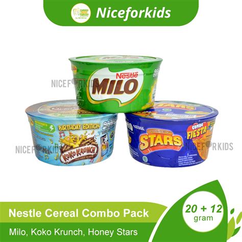 Jual Nestle Koko Krunch Cereal Combo Pack Gr Kemasan Cup Milo