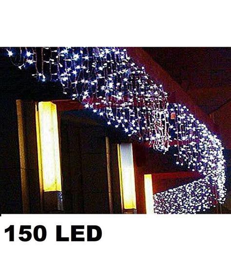 TENDA LUMINOSA NATALE LED ESTERNO LUCI 150LED 5MTX0 75CM BIANCO FREDDO