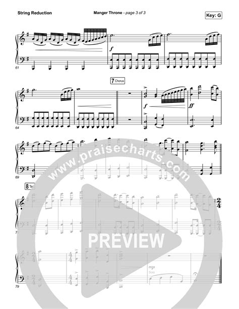 Manger Throne Choral Anthem Satb String Reduction Sheet Music Pdf