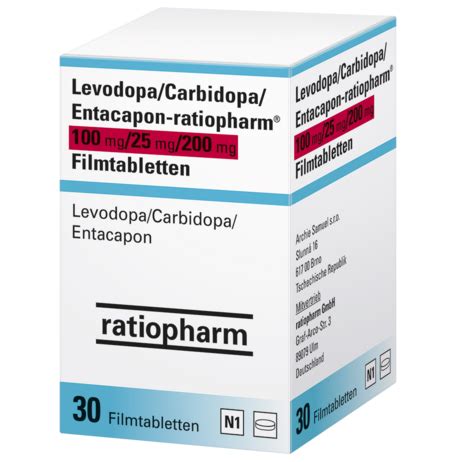 Levodopa Carbidopa Entacapon Ratiopharm Mg Mg Mg