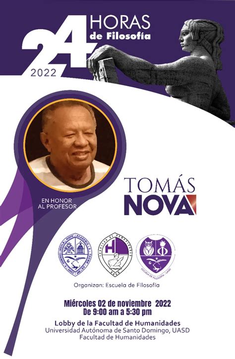 24 horas de Filosofía en honor al maestro Tomás Nova Escuela de