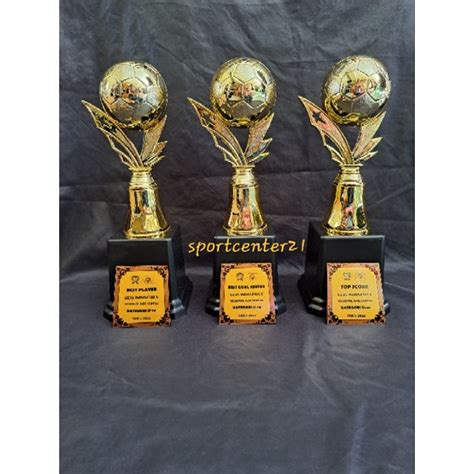 Jual Piala Bola Best Player Dan Top Score Best Goal Kepper Shopee