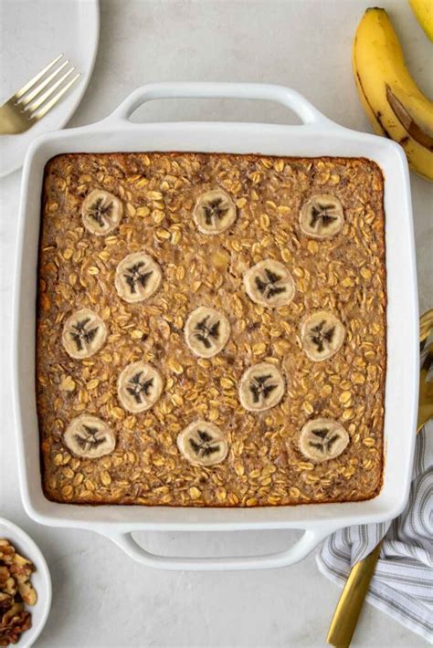 Banana Bread Baked Oatmeal Stephanie Kay Nutrition