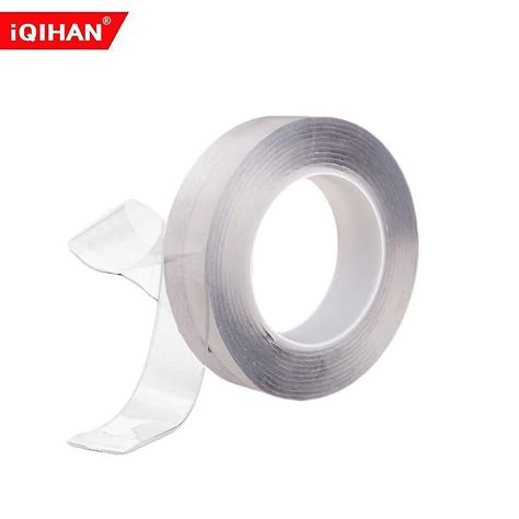 2pcs 8m Nano Double Sided Tape Heavy Duty Transparent Reusable Nano