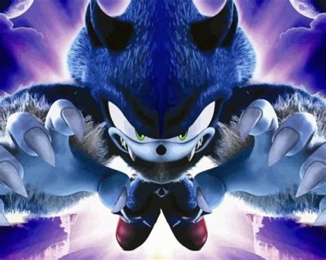 Sonic Werewolf Paint By Numbers Num Paint Kit