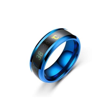 Bague Intelligente Thermom Tre Bleu Livraison Gratuite