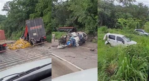 Uma pessoa morreu e outras três ficam feridas em grave acidente