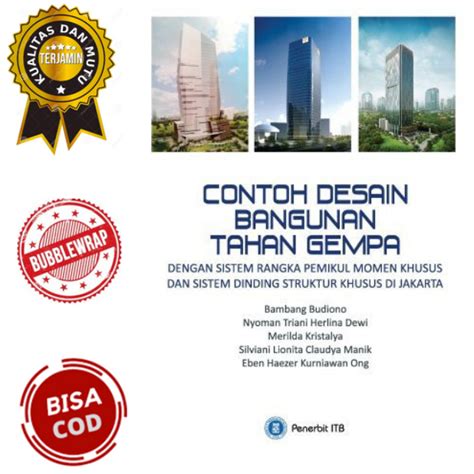 Jual Buku Contoh Desain Bangunan Tahan Gempa Bambang Budiono Shopee