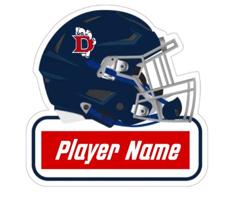 Dawson Football Helmet Yard Sign 2024 Trend Monkey Custom Apparel