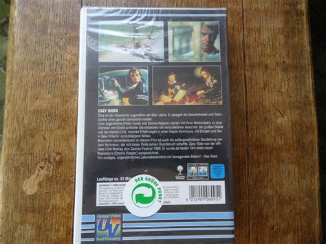 Easy Rider Peter Fonda Dennis Hopper Vhs Kassette Neu Ebay