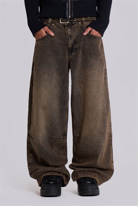 Acid Brown Colossus Jeans Streetwear Men Outfits Brown Jeans Outfit