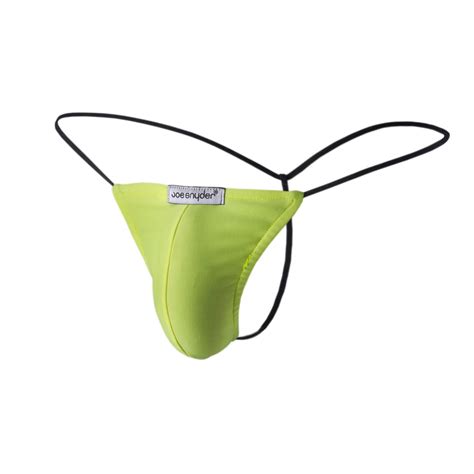 Joe Snyder Underwear Shining G String Yellow Js02 Pol Mens