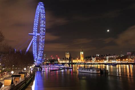 倫敦。景點。絕不錯過的地標建築～倫敦眼（the London Eye）、大笨鐘（big Ben）。