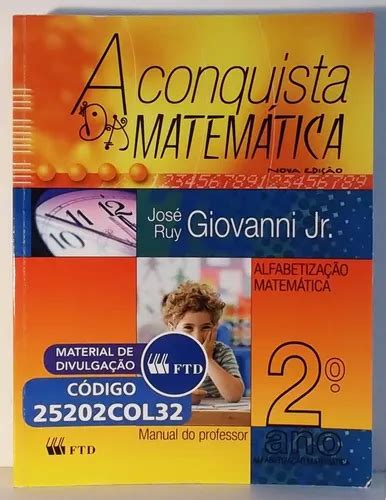 Livro A Conquista Da Matemática 2 Ruy Giovanni Do Professor Parcelamento Sem Juros