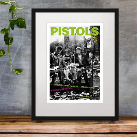 Sex Pistols Poster Notre Dame Hall London Concert Print Gift