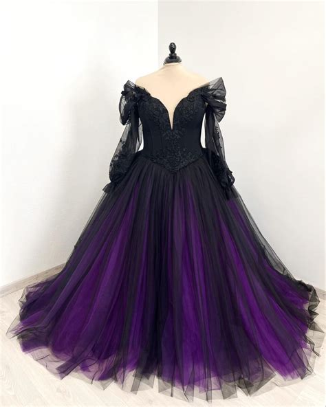 Gothic Purple Wedding Dresses