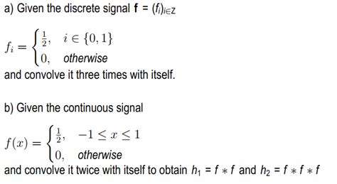 Solved a) ﻿Given the discrete signal | Chegg.com