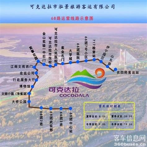 68路！新疆四师可克达拉市首条城乡公交一体化线路开通试运营客车信息网