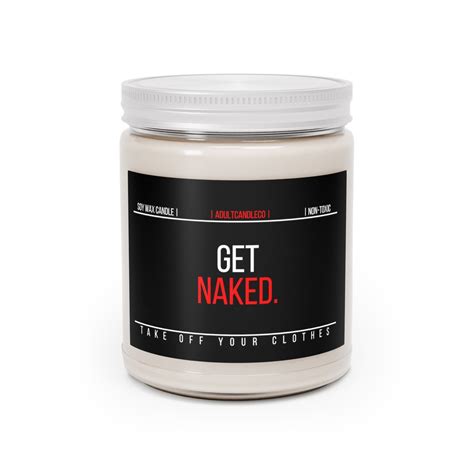 Get Naked Candle Candle Oz Intention Candle Aesthetic Candles Bedroom Vanity Decor Non