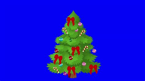 Cartoon Animation - Christmas Tree - Green Screen - OA002 set 3 of 5 ...