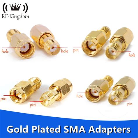 2 P S Lote Rf Coaxial Coaxial Adaptador Rp Sma Macho F Mea Para Rp Sma