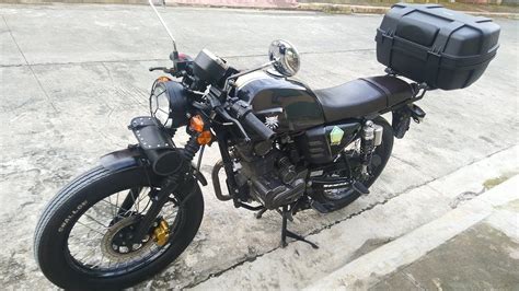 Nilagyan Ko Ng Box Si CiRi Euro Keeway Cafe Racer 152 YouTube