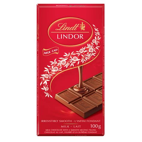 Lindt Lindor Milk Bar 100g Lindt Chocolate Canada