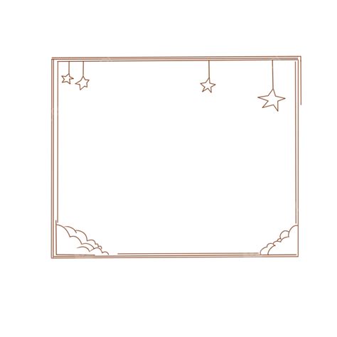 Star Borders Png Image Star Border Frame Star Simple Png Image For