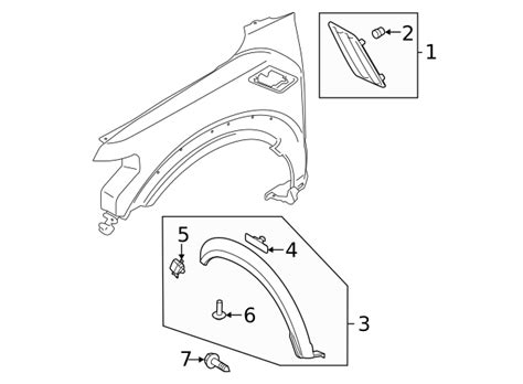 2021 2023 Ford F 150 Wheel Opening Molding Reflector ML3Z 13A565 B