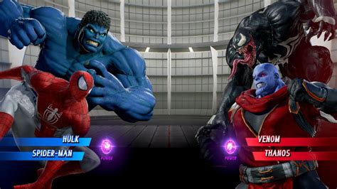 HULK SpiderMan Vs Venom Thanos Very Hard AI Marvel Capcom Infinite