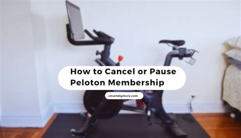 How To Cancel Or Pause Peloton Membership Subscription