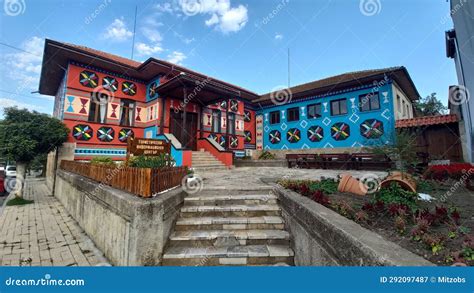Colorful Building in Kotel, Bulgaria Stock Image - Image of georgi ...