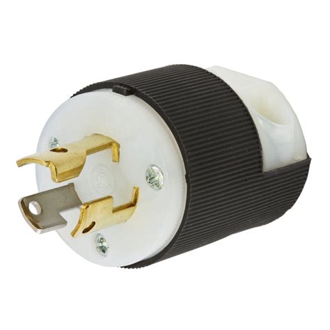 Locking Devices Twist Lock Industrial Male Plug 15A 125V 2 Pole 3