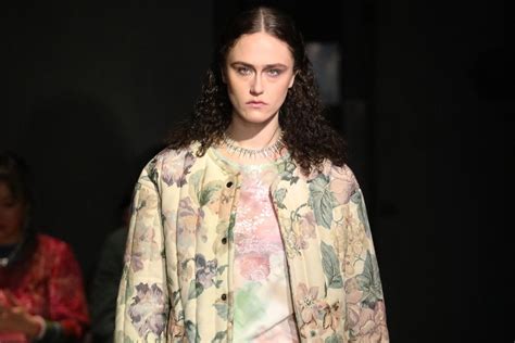 Ella Emhoff Hits Collina Strada NYFW Runway In Muted Florals