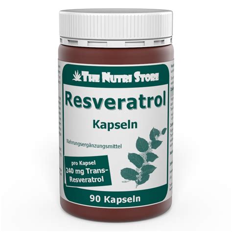 Resveratrol Mg Kapseln Stk Energia Vital Shop Tanken Sie