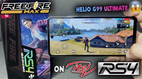 Free Fire MAX Game Test On Itel RS4 HELIO G99 ULTIMATE MAX SETTINGS