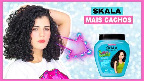 Finalizei O Meu Cabelo Usando O Creme Skala Mais Cachos Creme Cabelos