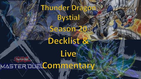 YGO Master Duel Thunder Dragon Bystial Season 20 YouTube