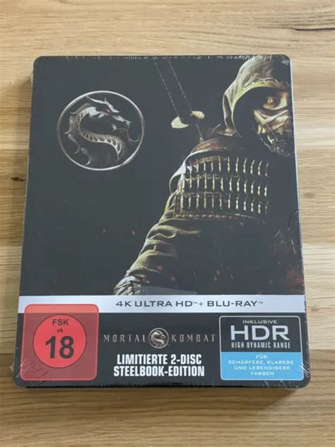 Mortal Kombat 2021 Limited 2 Disc 4k Ultrahd Uhd And Blu Ray Steelbook Neu Ovp Oop Eur 4499