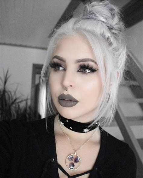 Pin On Beauty Goth Hair Punk Makeup Hair Styles