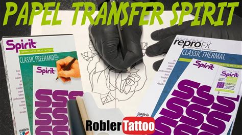 Papel CALCO TRANSFER Spirit Tattoo Review YouTube