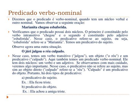 Atividade Predicado Verbal E Nominal LIBRAIN