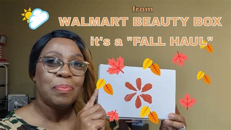 Walmart Beauty Box Fall Unboxing Seasonedbeauties