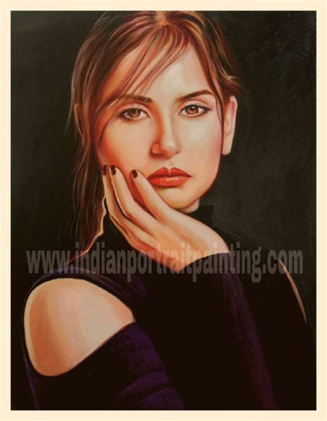 Oil portrait painting from photo - Indian Portrait Painting