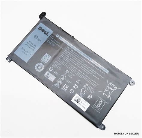 Genuine Dell 42wh Battery For Inspiron 3493 3582 3593 3793 5481 Yrdd6