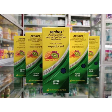 Jual ZENIREX EXPECTORANT SIRUP 60 Ml ED 04 2026 Shopee Indonesia