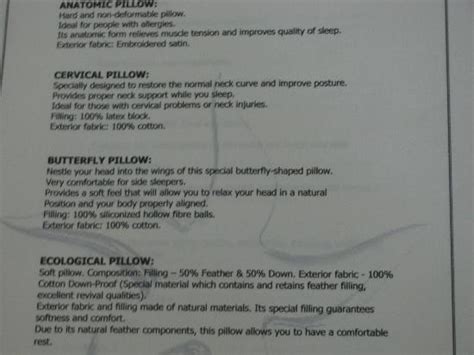 pillow menu - Picture of Iberostar Grand Hotel Bavaro, Bavaro - TripAdvisor