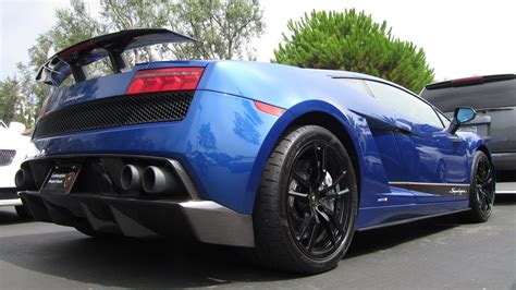 Blue Lamborghini Gallardo Lp570 4 Superleggera Youtube