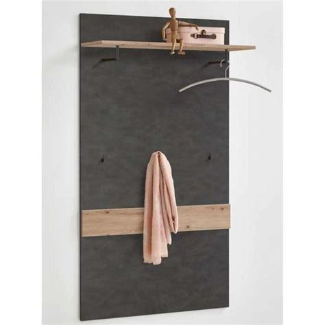 Vestiaire en bois coloris Matera Artisan chêne L 80 x H 144 5 x P 27