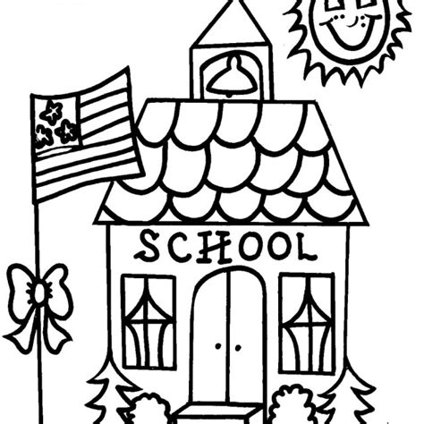 Old House Coloring Page At Free Printable Colorings